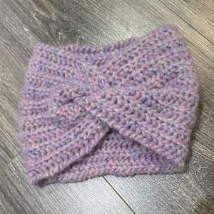 Hand Knit Knot Headband Baby Alpaca & Merino Wool Handmade By Me 🩷